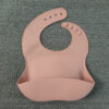 Soft Waterproof Silicone Baby Bib with Food Catcher, Baby Silicone Bib