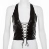 British Halter Cut-out Strap Underwear