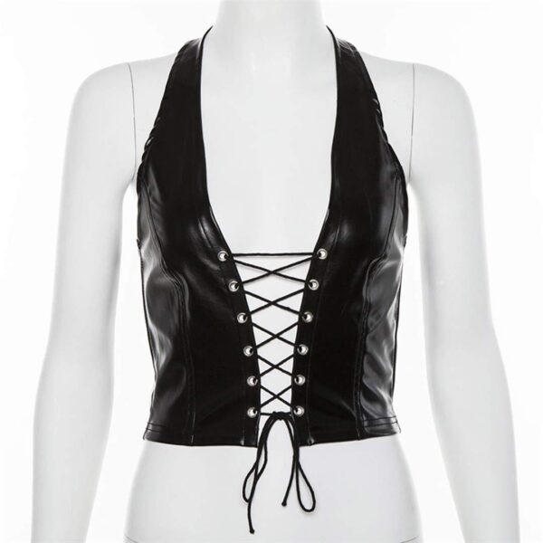 British Halter Cut-out Strap Underwear