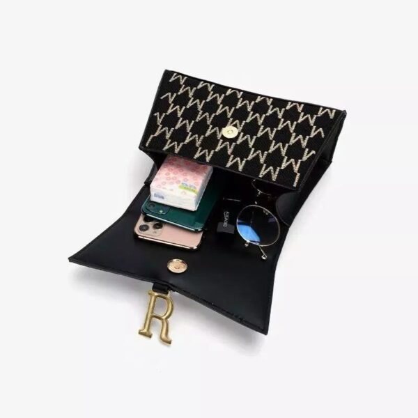 High-grade Portable R Letter Small Square All-match Messenger Bag