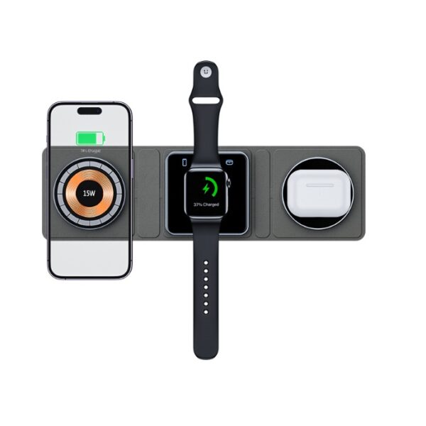 Charger Station For IPhone Transparent Fast Charging For IWatch And Airpods