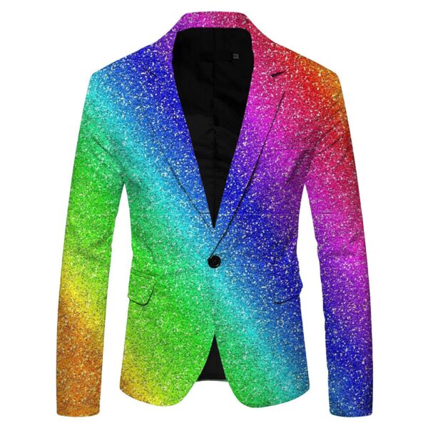 Men's New Fashion Individual Casual Suit