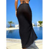 New Conservative Solid Color Pleated High-grade Long Overskirt