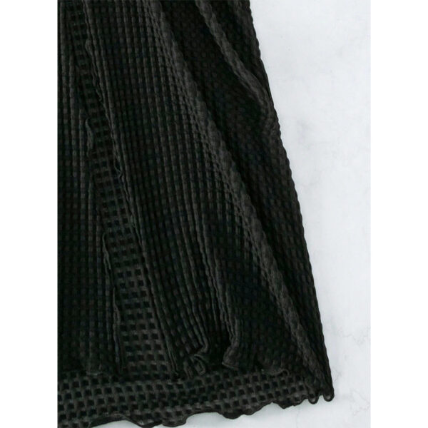 New Conservative Solid Color Pleated High-grade Long Overskirt