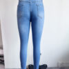 Ripped Denim Skinny Pants Women