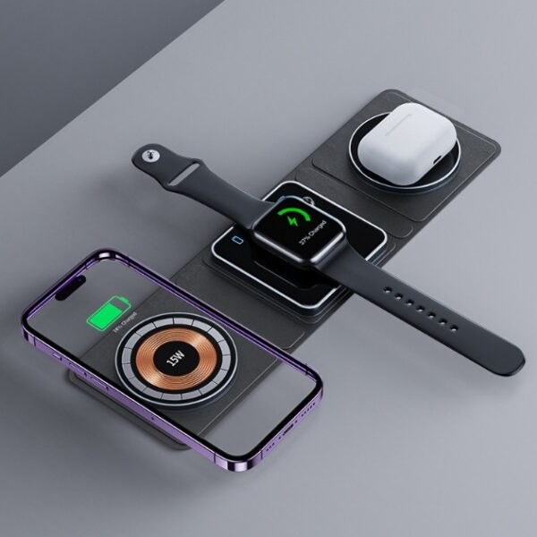 Charger Station For IPhone Transparent Fast Charging For IWatch And Airpods