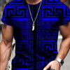 Printed Casual Short-sleeved T-shirt For Men