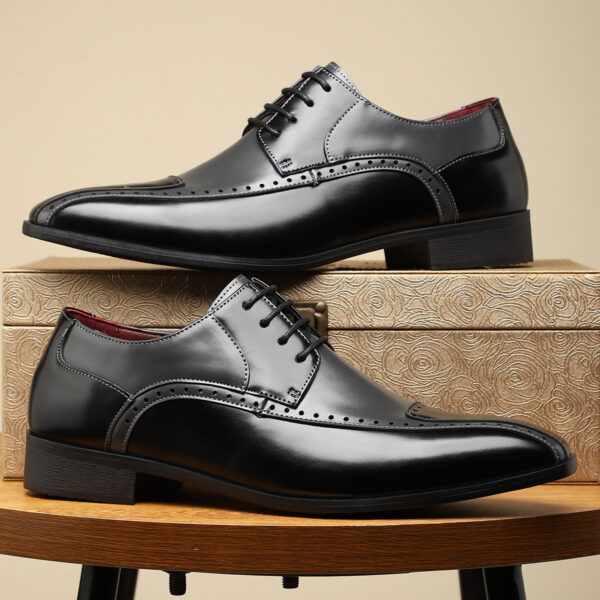 Men's Trendy Non-slip Breathable Leather Shoes