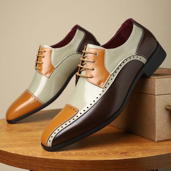 Men's Trendy Non-slip Breathable Leather Shoes