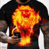 Printed Casual Short-sleeved T-shirt For Men
